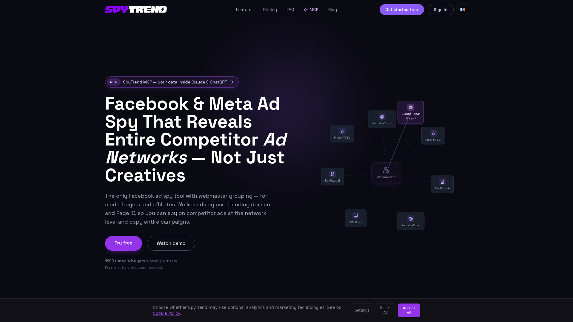 Spytrend screenshot
