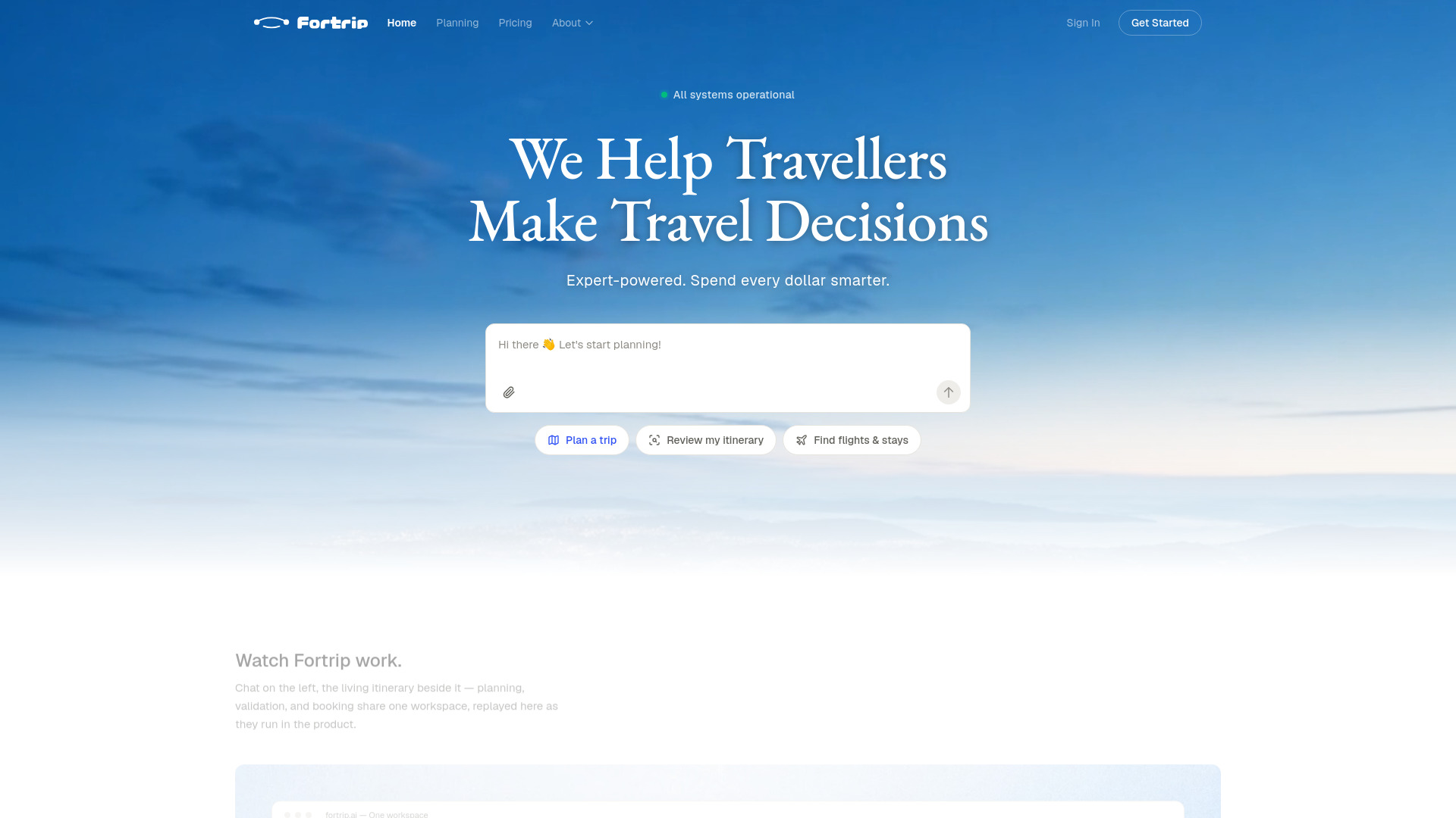 FortripAI screenshot