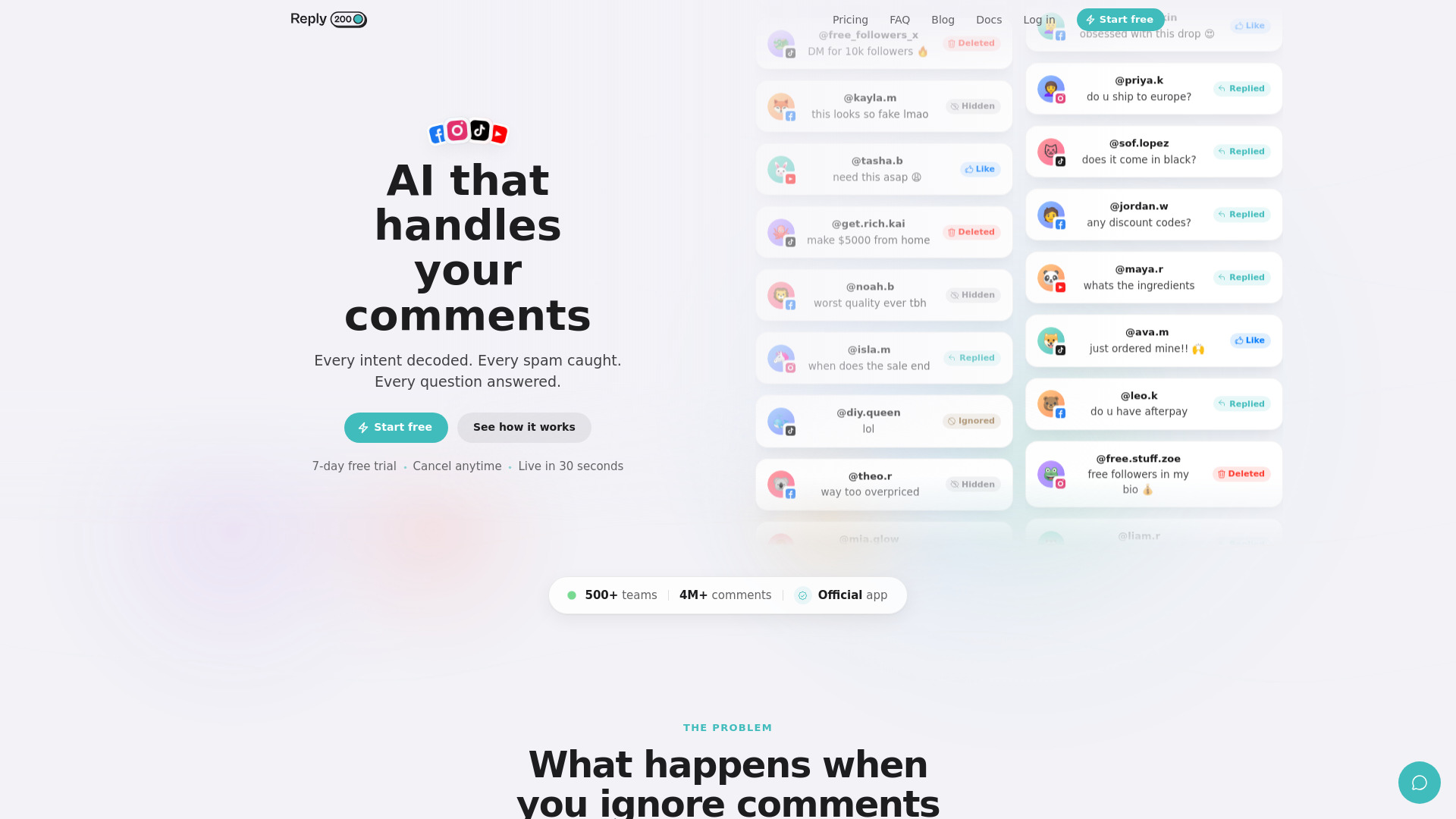 Reply200 screenshot