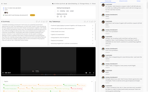 Effortless AI Meeting Note-Taking screenshot