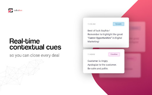Real Time Sales Assistant and AI Based Conversation Insights screenshot
