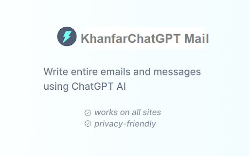 KhanfarChatGPT Mail AI screenshot