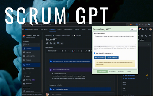 Scrum Story GPT screenshot