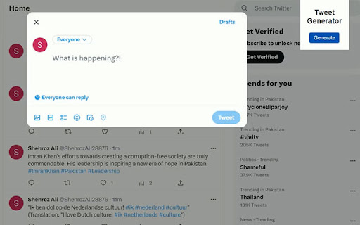 AI Tweet Generator Bot screenshot