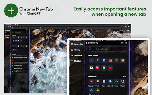 New Tab With ChatGPT for Chrome™ screenshot