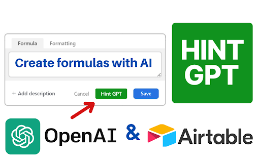 Airtable Hint GPT Chrome Extension screenshot