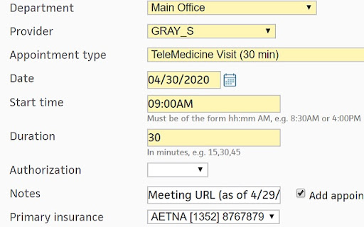 Smartlink SDC Telemedicine Provisioning screenshot