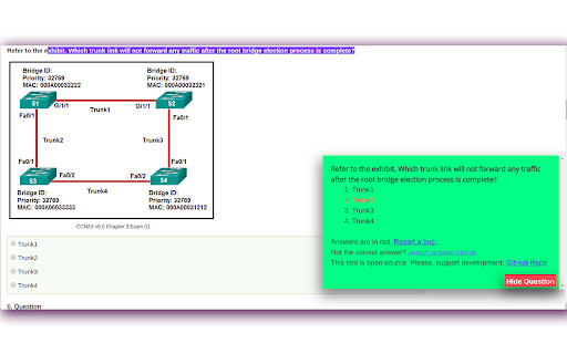 NetAcad Assessment AutoSolver screenshot