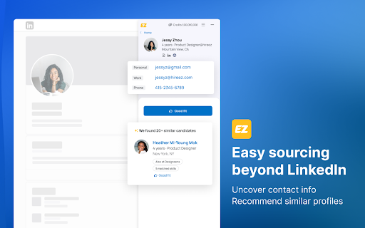 hireEZ Extension screenshot