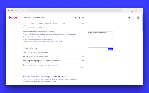 SearchWithGPT screenshot
