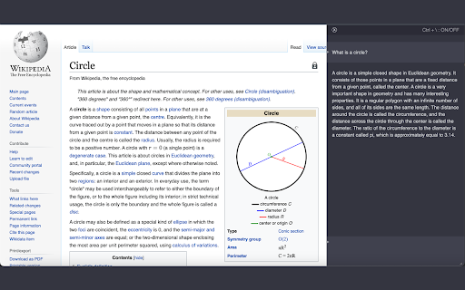ChatGPT Extension screenshot