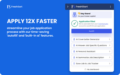 FreshStart.jobs screenshot