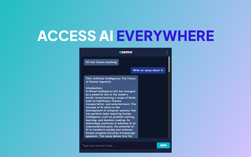 Cosmo AI screenshot