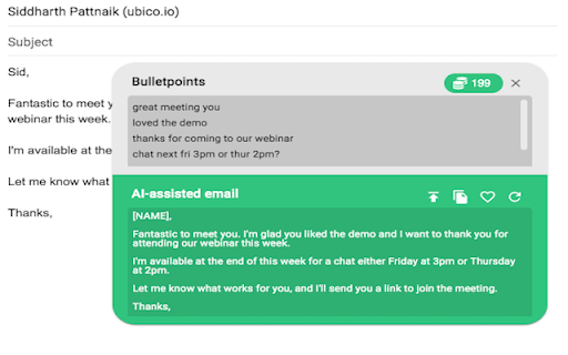 Email Generator screenshot
