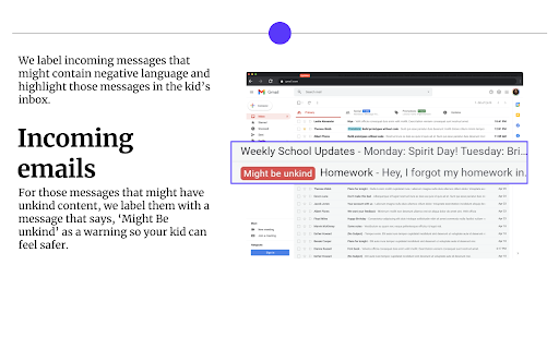 Safe Kids for Email screenshot