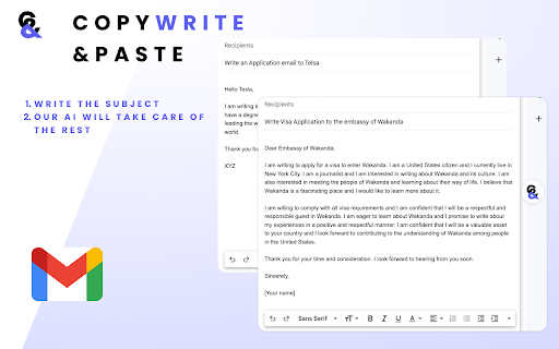 Copywrite And Paste screenshot