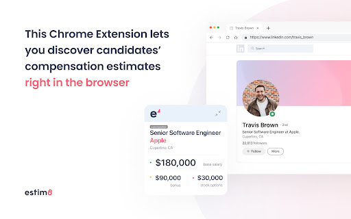Estim8.ai Chrome Extension screenshot