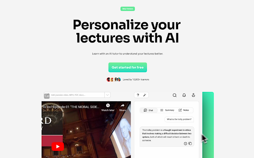 YouLearn screenshot