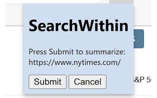 SearchWithin screenshot