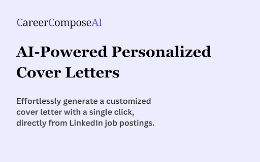 Cover Letter GPT screenshot