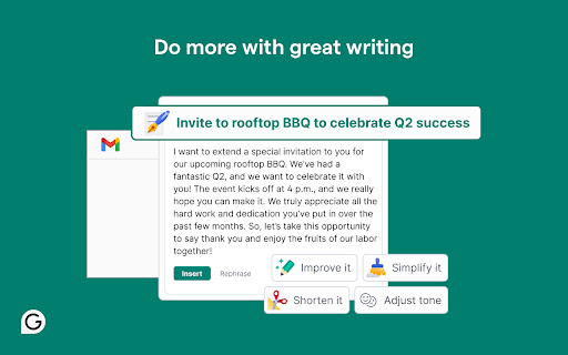 Grammarly screenshot