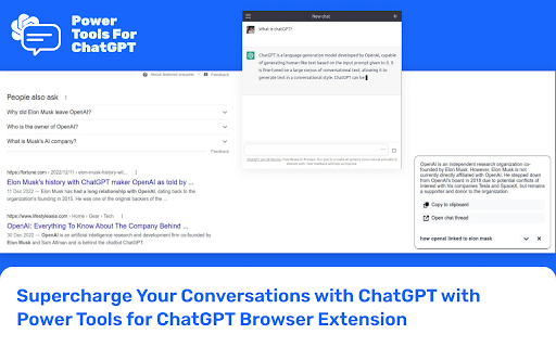 Power Tools for ChatGPT screenshot