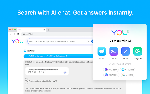 You.com screenshot