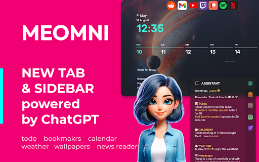 Nova Tab screenshot