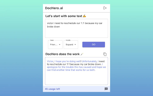 DocHero screenshot