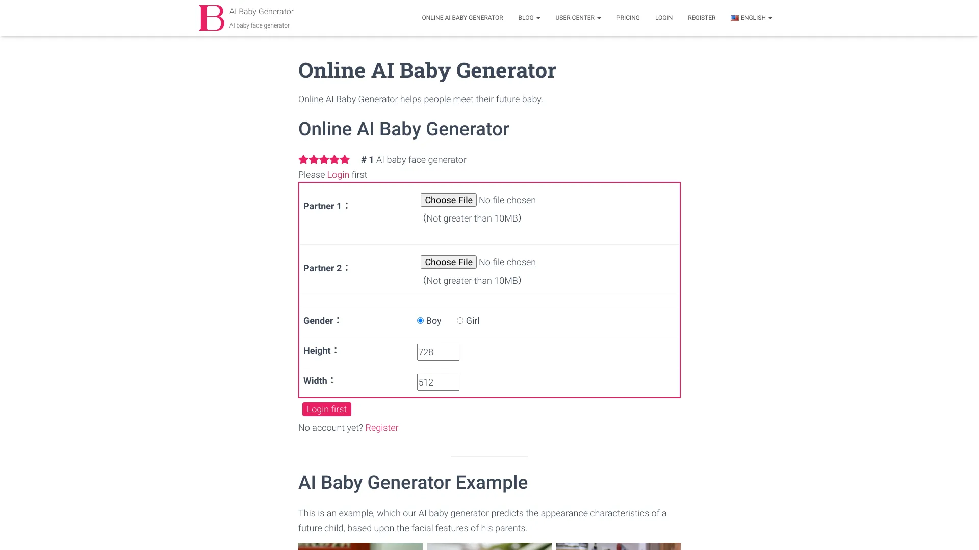 AI Baby Generator screenshot