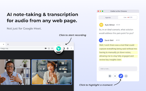Colibri screenshot
