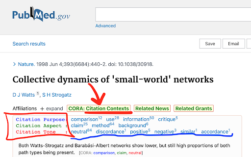 PubMed Citation Context Explorer screenshot