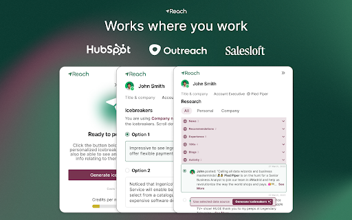 Reach screenshot