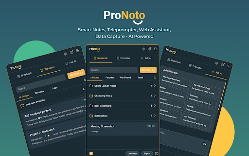 ProNoto screenshot