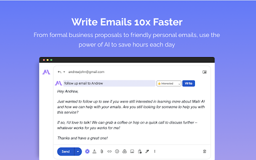 Mailr screenshot