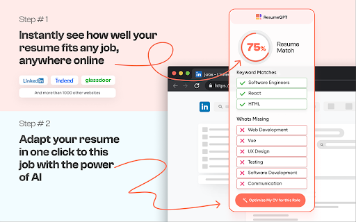 RESUMEGPT screenshot