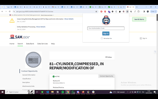 GovPipeline AI Extension screenshot