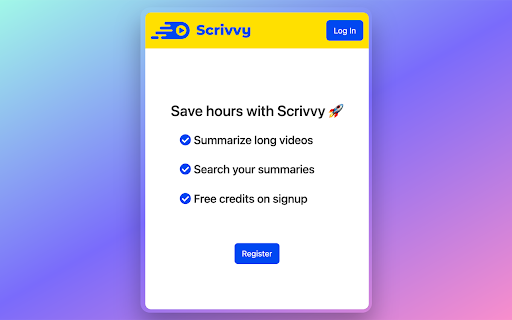 Scrivvy screenshot