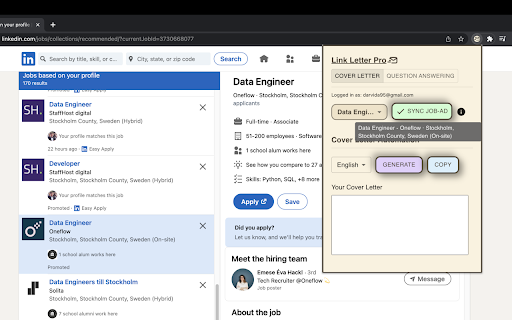 AI-Powered Job Search Automation for LinkedIn screenshot