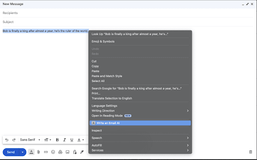 DevBot screenshot