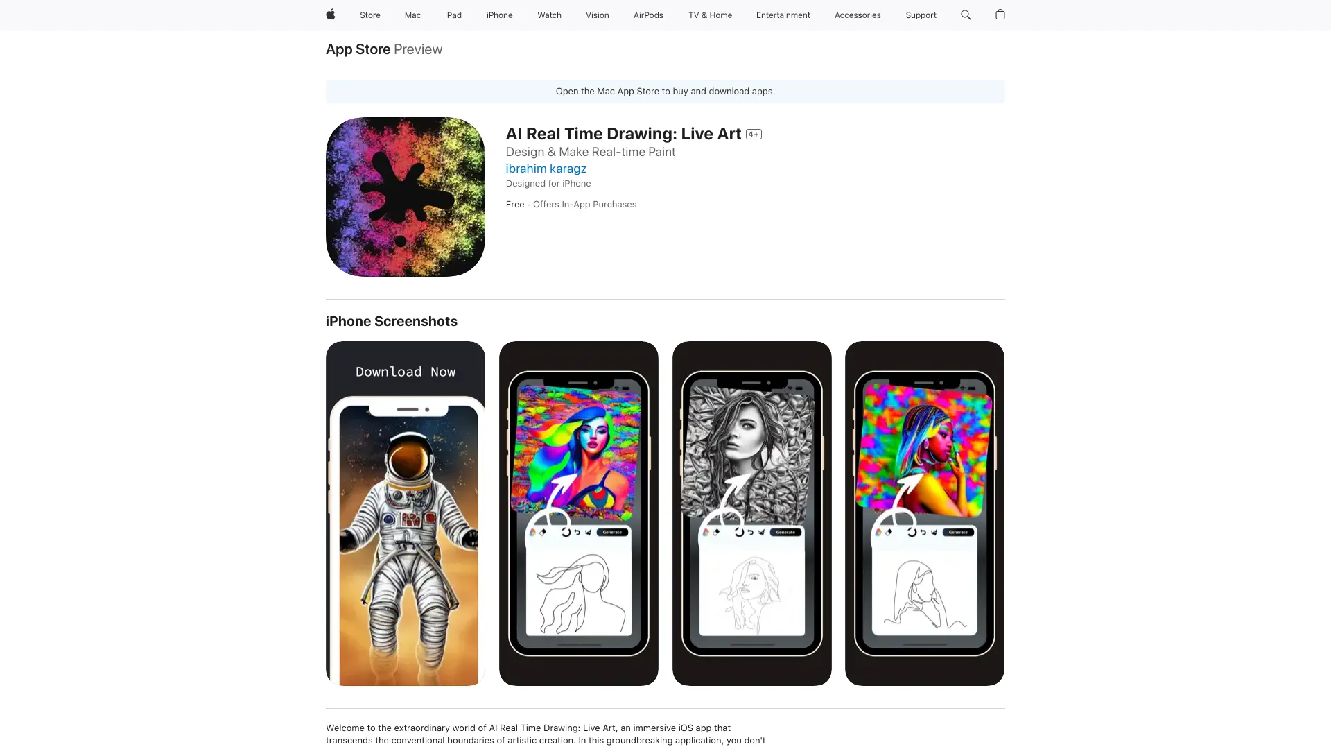 AI Real Time Drawing: Live Art screenshot