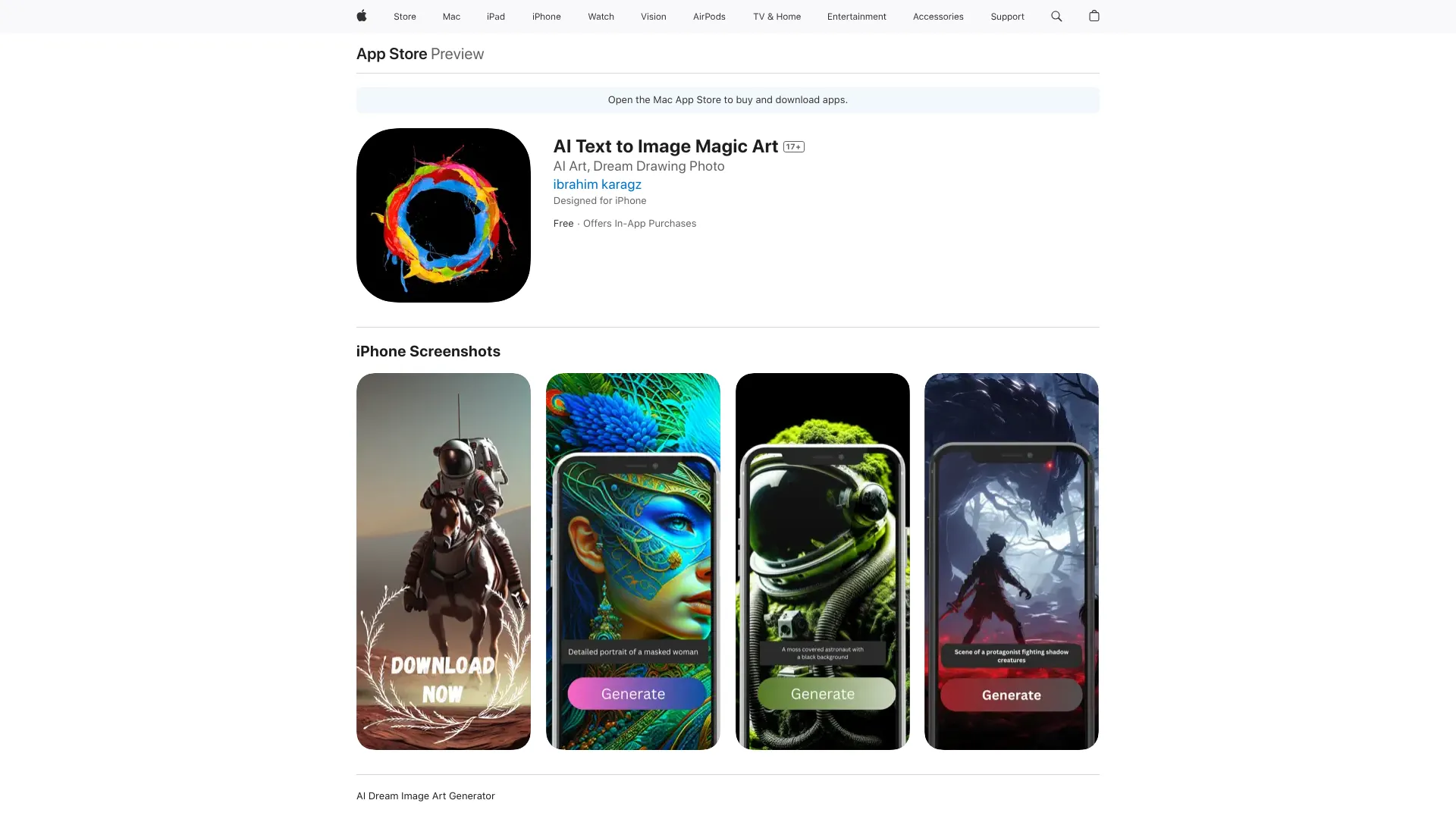 AI Text to Image Magic Art screenshot