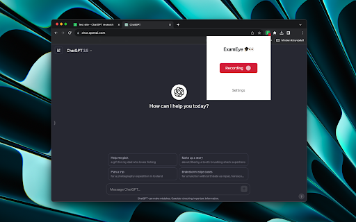 ExamEye screenshot
