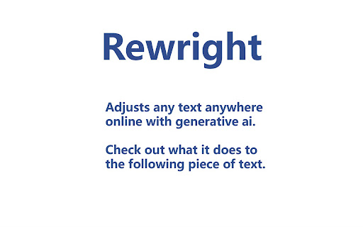 Rewright screenshot