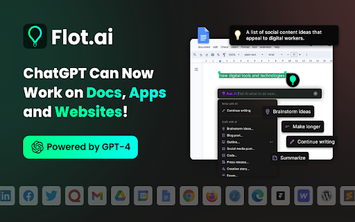 Flot.ai screenshot