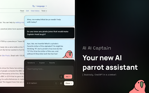 AI Cap’n screenshot