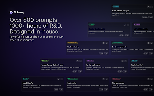 Alchemy for ChatGPT screenshot
