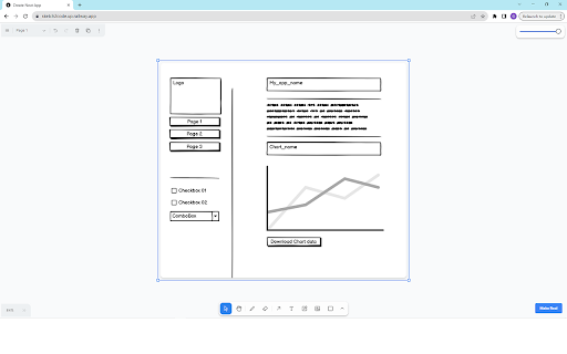 Sketch2Code screenshot