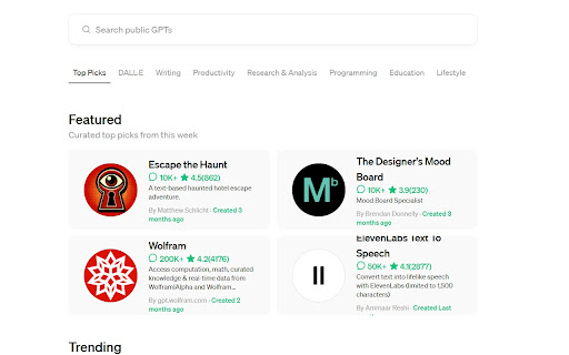 Pricing Page Example screenshot