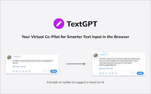 TextGPT Extension screenshot